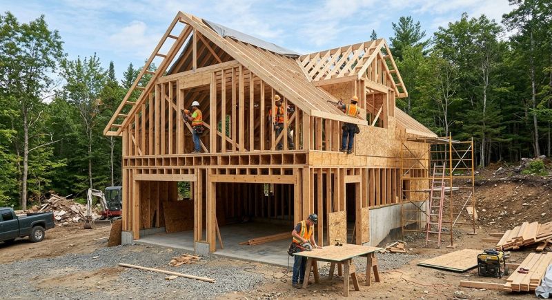 Attached Garage Construction in Conroe, TX