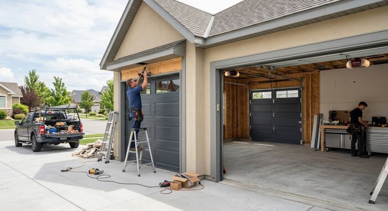 Four Car Garage Installation in Cypress, TX