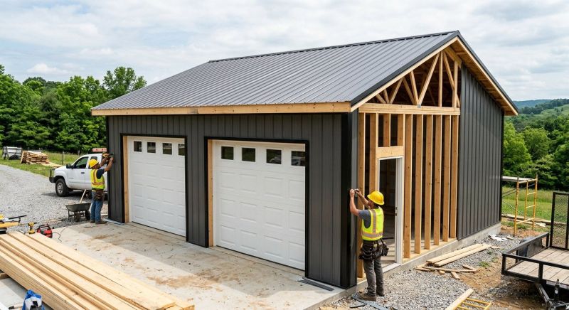 Metal Garage Construction in Las Vegas, NV