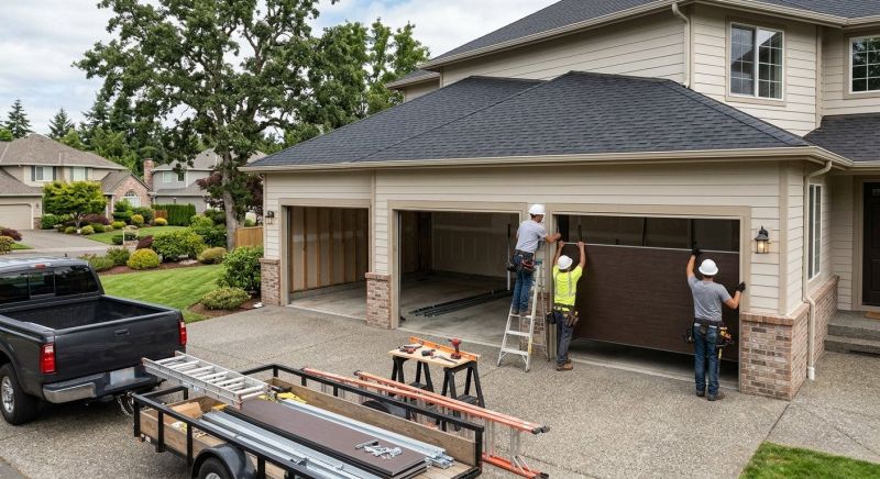 Wood Garage Installation in Summerville, SC