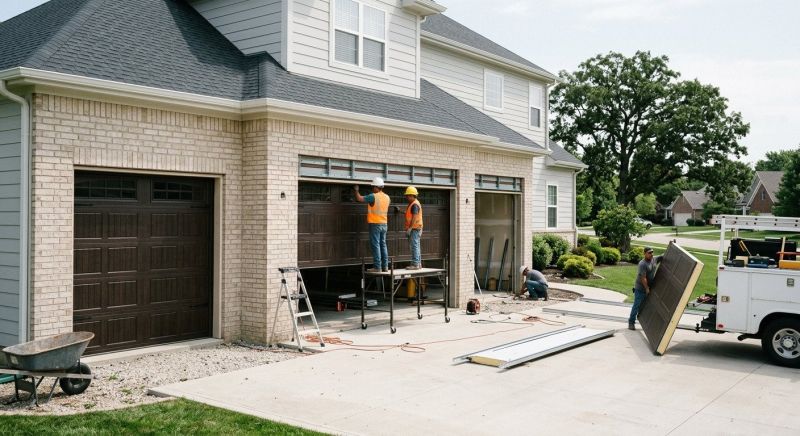 Wood Garage Installation in Cypress, TX